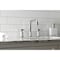 Kingston Brass Widespread Bathroom Faucet with Push PopUp, Polished Chrome KS1411RX - alternate 5